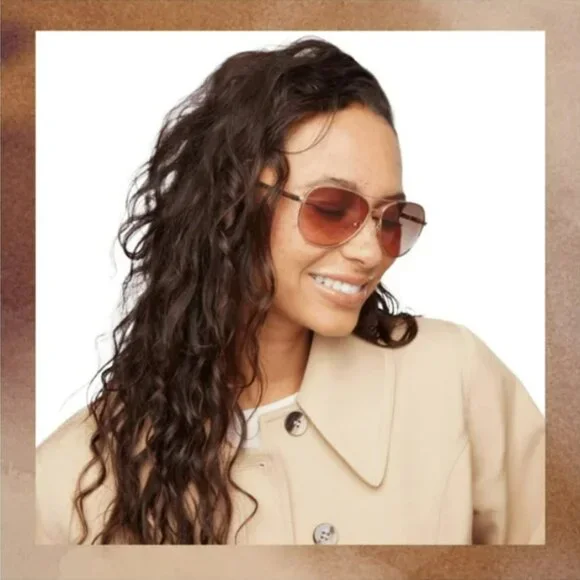 ? never worn Kate Spade Emmaline Rose Gold Aviator  display picture 1